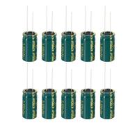 PATIKIL 16V 4700uF Condensadores Electrolíticos, 10Pzs 13x25mm Condensadores Electrolíticos De Aluminio De Alta Frecuencia Para TV, Monitor LCD, Refrigerador, Placas De Circuito, Verde