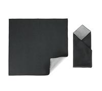 PATIKIL 18" X 18" Funda Protectora para Cámara, Tela Autoadhesiva Mágica Antirayaduras para Lentes De Cámara DSLR Teléfono Portátil, Negro