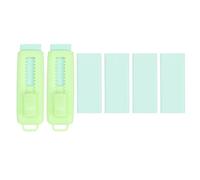 PATIKIL 2+4 Pack Gomas De Borrar, Goma Deslizable Retráctil Empuje Y Tire Gomas Lindas Para Lápices Suaves Grandes Fáciles De Limpiar Con Funda De Plástico Para Dibujo Artistas Profesores