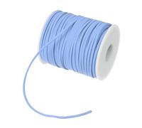 PATIKIL 2,65mm x 45m Cordón de Encaje de Ante, Cordón de Cuero Cadena Color Cuerto Artesanal Cordón de Gamuza Cinta para Pulseras Paquetes Flores Embalaje Cinta Collares, Cielo Azul