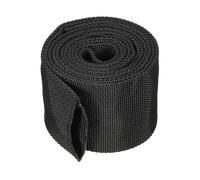 PATIKIL 2.8" ID 6.5FT Funda Protectora de Manguera de Nylon, Cubierta de Cable para Protección de Manguera de Soldadura TIG y Hidráulica, Negra
