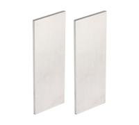 PATIKIL 2 Pack Muelle de Acero 1095 para Fabricación de Cuchillos, Barra Plana de Acero de 4" x 1 1/2" x 4/16" para Hoja de Metal en Blanco DIY, Uso Profesional y para Aficionados
