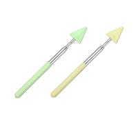 PATIKIL 2 PCS Puntero De Dedos, Puntero Retráctil para Profesores Presentadores De Pizarra Blanca Extensible Telescópico para Profesores En El Aula Lectura Estudio Flecha Amarillo/Verde