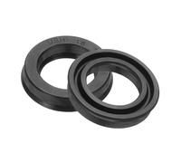 PATIKIL 2 Piezas Retén 16 x 24 x 5mm Sellos De Labio Caucho Nitrilo Negro | Cubierta Arandela De Eje Radial Junta, Para Cilindro Automóvil Motor Tapón De Drenaje