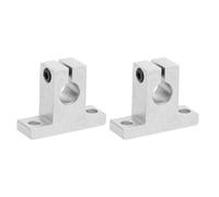 PATIKIL 2 Piezas Soporte de Guía de Sujeción de Riel de Movimiento Lineal de Aluminio SK10 para Eje de 10 mm de Diámetro