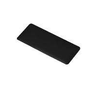 PATIKIL 2"x1"x0.02" Metal Nombre Placa, 10 Packs Anodizado Aluminio En Blanco Placa Bricolaje Personalizado Grabado Redondo Esquina Cartel Etiqueta para Personalizada Impresión, Negro