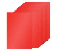 PATIKIL 20 Hojas de Papel Cartulina de Purpurina Roja A4 250gsm Rectángulo Papel Brillante para Manualidades de Scrapbook Tarjetas DIY Proyectos de Arte Boda Fiesta