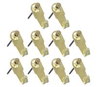 PATIKIL 20 Lbs Foto Perchas, 30 Juegos Foto Pared Colgar Ganchos Clavos Herraje Pared Alfileres Imagen Colgar Kit en Madera Yeso Panel para Hogar Decoración, Oro