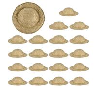 PATIKIL 20 Pezzi MiniDi Paglia 2 X 0.5 PolliciPer Bambole Miniature Decorazioni Intrecciate Per DIY Casa Delle Bambole Accessori Per Capelli Pupazzo Di Neve Matrimoni