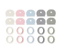 PATIKIL 20 Piezas Conjunto de Tapas para Llaves 5 Colores