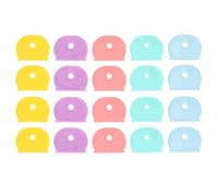 PATIKIL 20 Piezas Conjunto de Tapas para Llaves Accesorios 5 Colores