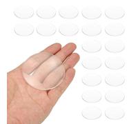 PATIKIL 20 Piezas Lente Biconvexa, 60mm Diá. 180mm Distancia Focal Lentes Ópticos Esféricos Lupa Pisapapeles Acrílico Doble Convexo Para DIY Oficina Hogar Experimento Ciencia Telescopio