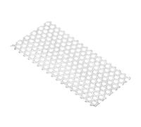 PATIKIL 200x100mm 304 Inoxidable Acero Perforada Chapa, 11 Agujero 19GA Expandido Metal Malla Placa Pantalla Decorativas Mallas para Ventilación Parrilla Ahumar