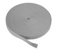 PATIKIL 20mm Algodón Sarga Cinta 45m（50 Yardas) Algodón Cinta Bies Encuadernación Cinta Espiga Cinta para Coser Encuadernación Regalo Envoltura Artesanía Bricolaje Oscuro Gris