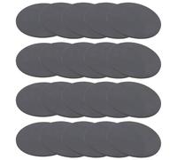PATIKIL 20pcs Almohadillas Antivibración de Goma, 50x1.5mm (Dia*Alt) Antideslizante Redonda Arandela Disco Sólido Resistente Pata Accesorio para Lavadora Aire Acondicionador Mueble, Negro