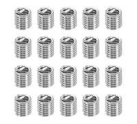 PATIKIL 20Pcs Insertos De Rosca De Alambre 6#-32 UNC 2D 7mm | Manguito De Rosca Helicoidal De Alambre De Acero Inoxidable 304, Para Reparaciones De Equipos Mecánicos Y Automóviles