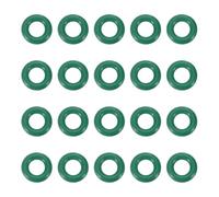 PATIKIL 20pcs Junta Tórica de Goma de Flúor, Junta de Sellado Métrico FKM O Ring Reemplazo para Sellar Fontanería Maquinaria Válvulas de Fontanería, Verde, 6x3x1.5mm (OD*ID*Ancho)