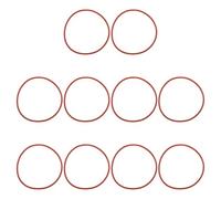 PATIKIL 20pcs Juntas Tóricas Rojas, 88x82x3mm(OD*ID*T) Anillo de Silicona O Ring Sellado Métrico VMQ Reemplazo para Reparación de Válvulas de Compresor de Fontanería Automóviles HVAC