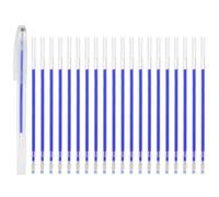 PATIKIL 20Pcs Recargas De Bolígrafos De Gel Borrables, Bolígrafos De Tinta Desaparecible Para Tela De 1mm, Bolígrafo Marcador De Tela Para Coser, Acolchar, Planificar, Escribir, Tinta Azul