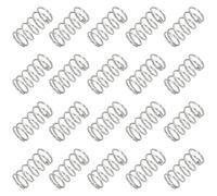 PATIKIL 20pcs Resortes de Compresión, 0.5x5x10mm（Diámetro Alambre*OD*L) Muelles de Compresion 304 Acero Inoxidable Resorte Mecánico Cilíndrico Pequeño para Reemplazo Reparación Industria