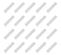 PATIKIL 20pcs Resortes de Compresión, 0.5x5x25mm（Diámetro Alambre*OD*L) Muelles de Compresion 304 Acero Inoxidable Resorte Mecánico Cilíndrico Pequeño para Reemplazo Reparación Industria