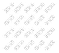 PATIKIL 20pcs Resortes de Compresión, 0.6x12x30mm（Diámetro Alambre*OD*L) Muelles de Compresion 304 Acero Inoxidable Resorte Mecánico Cilíndrico Pequeño para Reemplazo Reparación Industria