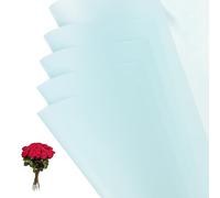 PATIKIL 22.8 x 22.8 Inch Papel Para Envolver Flores, 10 Pcs Iridiscente Doble Cara Suministros Para Floristería Envoltura De Ramo Impermeable Manualidades DIY Envoltura, Azul