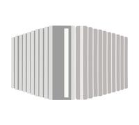 PATIKIL 22 Pcs Herramientas De Lectura Para Dislexia, 2 Tamaños De Reglas Guía Con Franjas Transparentes Y Superposiciones De Colores Para Resaltar, Para Maestros, Gris