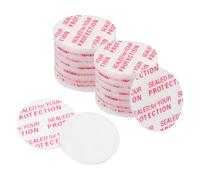 PATIKIL 22mm/0.86 Pulgadas Forro de Tapa de Espuma 100Pcs Sello Sensible a la Presión Resistente a la Espuma de PS para Tapas de Botellas Blanco Rojo