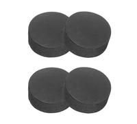 PATIKIL 22mm Almohadillas de Antivibración, 4pcs Amortiguadores de Goma Junta Redonda Antideslizante Antiarañazos Soporte Plano Sólido de Pie para Lavadora Aire Acondicionado, 8mm Grosor