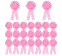 PATIKIL 24 Cintas de Premio, 1st, 2nd, 3rd Lugar Cinta de Reconocimiento en Blanco Cintas de Premio Cinta de Medalla de Participación para Eventos de portivos de Competición, Rosa