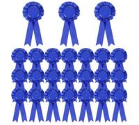 PATIKIL 24 Cintas de Premio, 1st, 2nd, 3rd Lugar Cinta de Reconocimiento en Blanco Cintas de Premio Medalla de Participación para Eventos de portivos de Competición, Azul