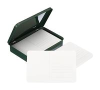 PATIKIL 24 Hojas Acuarela Postales, Blanco Nota Tarjetas para DIY Acuarela Diario, Arte Suministros para Agradecimiento Notas, Invitaciones, y Saludos (Verde Caja-Mediana Grano Grueso)