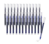PATIKIL 24 Piezas Bolígrafos De Tinta Líquida, Punta Fina De 0.5 mm, Escritura Suave, Tinta Gel De Secado Rápido En Negro/Azul Para Oficina, Toma De Notas, Diario, Plástico Transparente