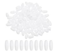 PATIKIL 24Mm Cierres de Seguridad Desmontables 50 Juegos Blanco | Conectores de Barril de Plástico para Collares, Pulseras, Hacer Joyas Artesanales Diy