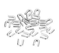 PATIKIL 24uds 6mm 1/4 Pulgada Espiral Deshuesado Costura Puntas Para, Inoxidable Acero Espiral Corsé Deshuesado Puntas Cubiertas Extremo Gorra para Disfraz Novia Vestido