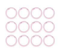 PATIKIL 25mm/1" Metal Resorte O Anillos 12uds Resorte Puerta O Anillos Zinc Aleación Clip Gatillo Resorte Llaveros Hebilla para Monedero Bolso Rosa
