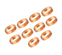 PATIKIL 28mm Tubo OD Compresión Manguitos Férulas, 50 Paquete Cobre Férula Montaje Compresión Accesorios Surtido Kit para Aire Agua Gas