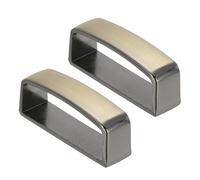 PATIKIL 2pcs Anillo de Cinturón, 11.5x40mm (A*L) Presillas de Cinturón de Aleación Hebilla de Cinturón Keeper para Hombres para Arreglar Cinturones de Bricolaje, Tono Cobre
