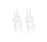 PATIKIL 2pcs Conector de Manguera para Acuario, Accesorio Recto de Púas de Plástico Empalmador Adaptador de Tubo Reductor de Empalme Conexión para Aire Agua Tubería Jardín Riego, 10x3mm