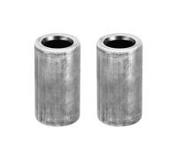 PATIKIL 2pcs M12 Separadores de Acero Carbono, Espaciadores Metálicos Redondos Espaciador de Metal de Acero Carbono para M12 Tornillo Pernos, 30x12.3x20mm (L*ID*OD), Plateado