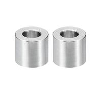 PATIKIL 2pcs M8 Separadores de Acero Inoxidable, Espaciadores Redondos de Metal Espaciadores Metálicos de Acero Inoxidable para M8 Tornillo Pernos, 16x8.2x16mm (L*ID*OD)
