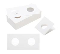 PATIKIL 2x2 Monedas de 250 Paquetes de 23 mm de Cartón para Coleccionistas de Suministros de Colección de Monedas, Blanco