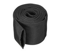PATIKIL 3.15" Manguera Protectora de Nylon de 6.5 pies, Funda de Cable para Protección de Manguera de Soldadura TIG y Manguera Hidráulica, Negra