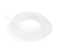 PATIKIL 3/16" ID x 5/16" OD Tubo de Silicona, 1 Rollo 33Ft Manguera de Silicona de Alta Pureza Flexible Tubo Transparente para Cerveza Casera Transferencia de Agua Aire Líquido
