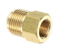 PATIKIL 3/8" Hembra Abocardados x 5/8" Macho Abocardados Conectores, SAE 45 Grados Abocardado Latón Adaptador Abocardado Tubería Accesorio para Aire Gas Línea Refrigeración HVAC