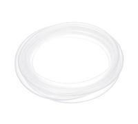 PATIKIL 3/8" ID x 1/2" OD Tubo de Silicona, 1 Rollo 10Ft Manguera de Silicona de Alta Pureza Tubo Flexible Transparente para Cerveza Casera Transferencia de Agua Aire Líquido