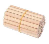 PATIKIL 3/8 x 4 Pollone 30 Pcs Bastoncini Di Legno Rotondi Non Finiti Asticelle Di Legno Pretagliate Per Progetti Fai Da Te Decorazione Casa Colore Naturale