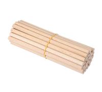 PATIKIL 3/8 X 8 Pollone In Legno, 30 Pcs Bastoncini Rotondi Non Finiti Legno Tondelli Pretagliati Per Progetti F Da Te Decorazione Casa, Colore Naturale