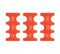 PATIKIL 3 soportes japoneses para monedas, organizador portátil de monedas JPY, dispensador de monedas rígido, 6 ranuras, ideal para el hogar, oficina, colección, color naranja